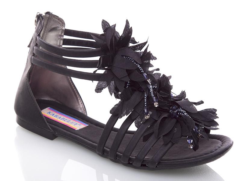 Босоножки Waldem (36-40) Ж047 черн (лето)