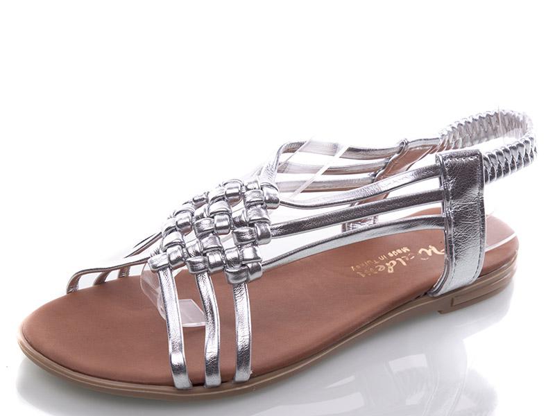 Босоножки Waldem (36-40) Ж059-Б серебро (лето)