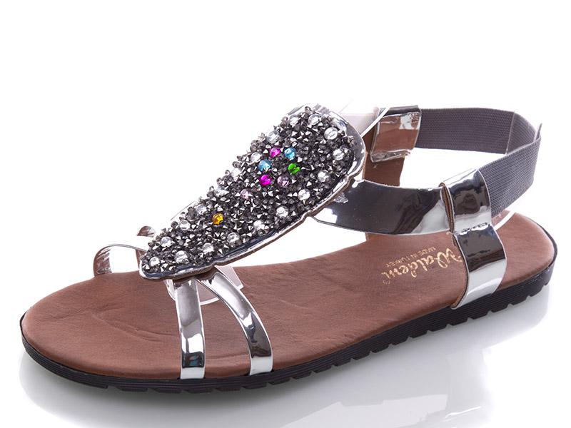 Босоножки Waldem (36-40) Ж060-Б серебро (лето)
