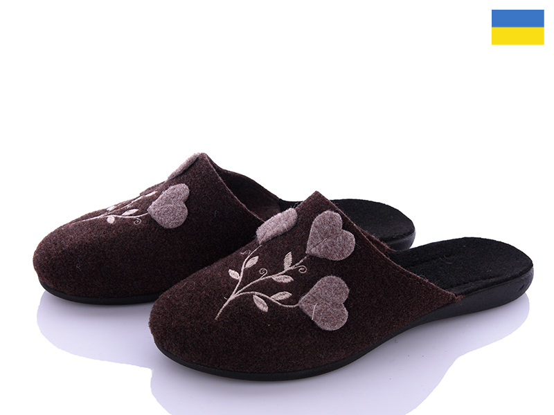Тапочки Inblu (36-40) S16 brown (деми)