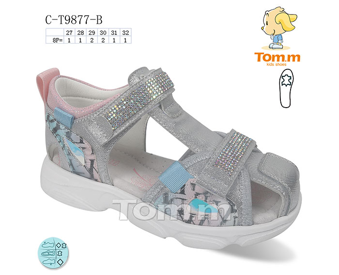 Босоножки ТОМ.М (27-32) 9877B (лето)