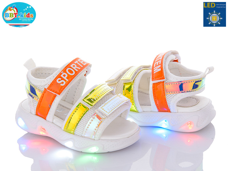 Босоножки BBT (21-26) L6566-2 LED (лето)