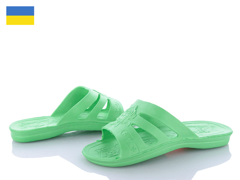 Шлепанцы Sanlin2 (36-41) SV007 зеленый (лето)