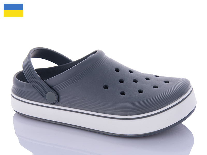 Кроксы Progress (41-45) 523 т.сірий (лето)