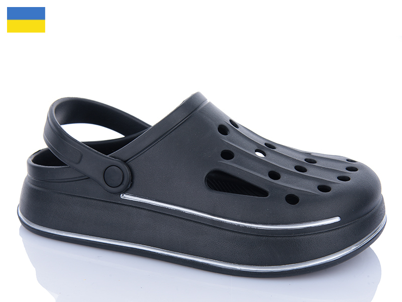 Кроксы Progress (41-45) 252 чорний (лето)