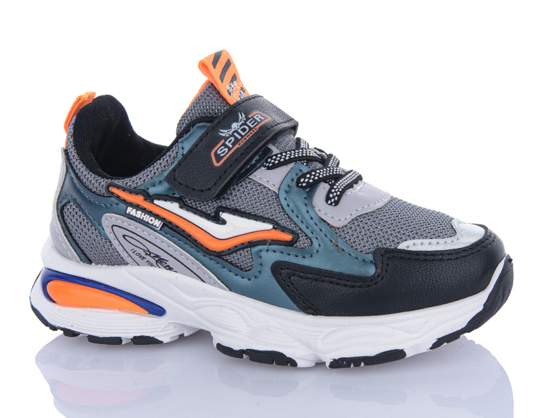 Кроссовки Леопард (27-32) 828 grey (деми)