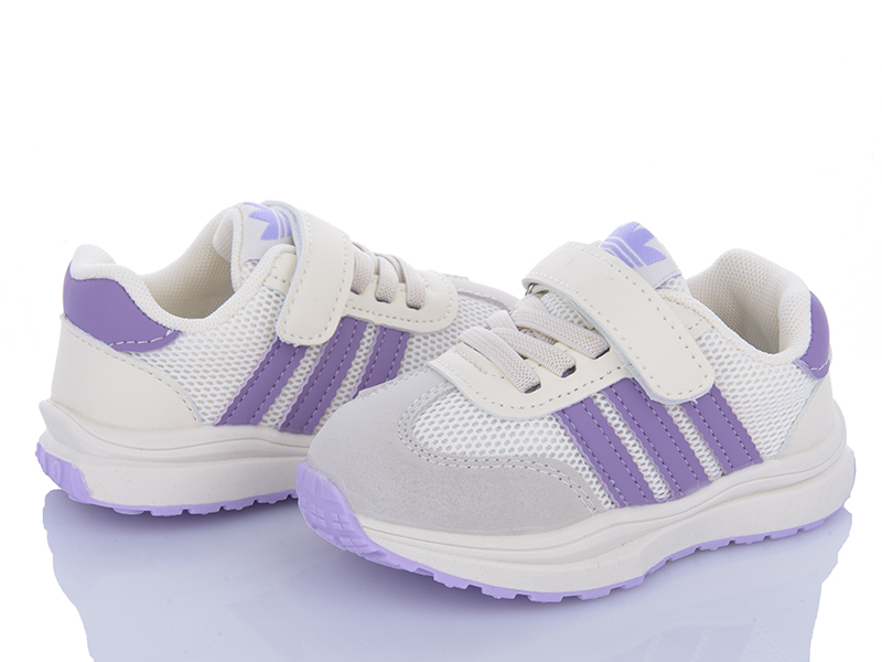 Кроссовки Comfort-baby (22-26) M1 біл-фіолет(22-26) (деми)