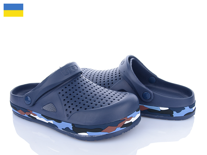 Кроксы Roks (41-46) Dago 521 т.синій-кам. (лето)