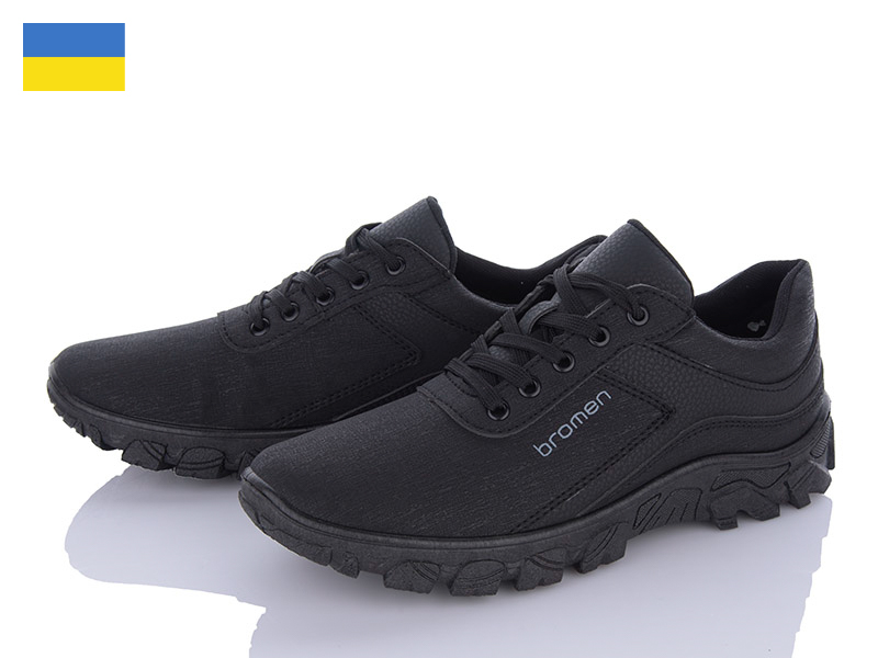 Кроссовки LVOVBAZA (40-45) Bromen B&R 053 чорний (деми)