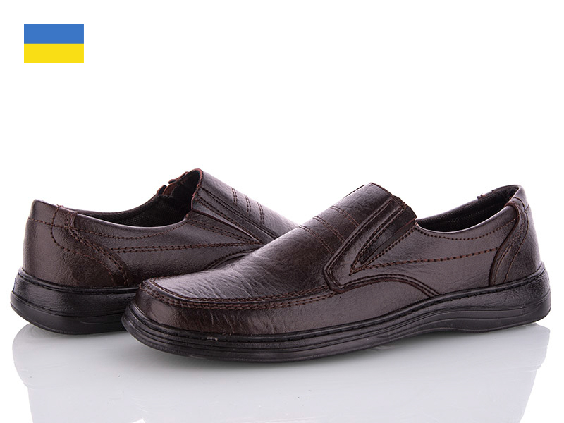 Туфли LVOVBAZA (40-45) Roksol Т1 коричневый (деми)
