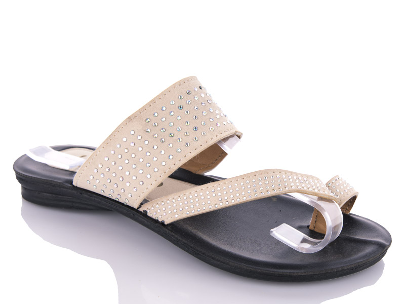 Шлепанцы Gurkem (36-40) Linda beige (лето)