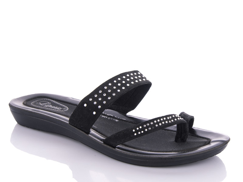 Шлепанцы Gurkem (36-40) Tanyna black (лето)