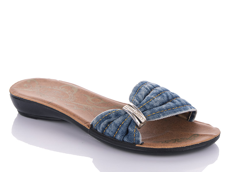 Шлепанцы Gurkem (36-40) WD303 blue (лето)