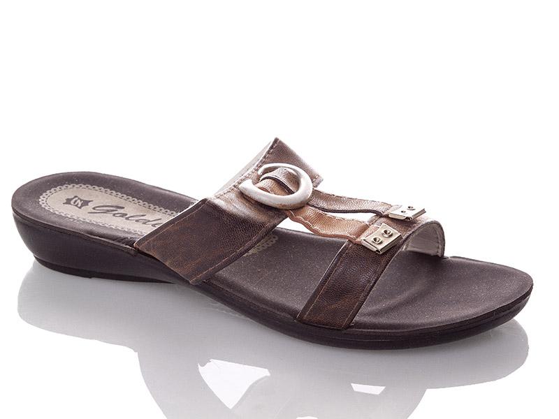 Шлепанцы Gurkem (36-40) WN1512 brown (лето)
