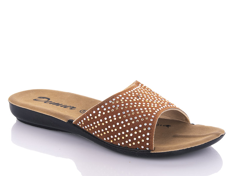 Шлепанцы Gurkem (36-40) WN3050 brown (лето)
