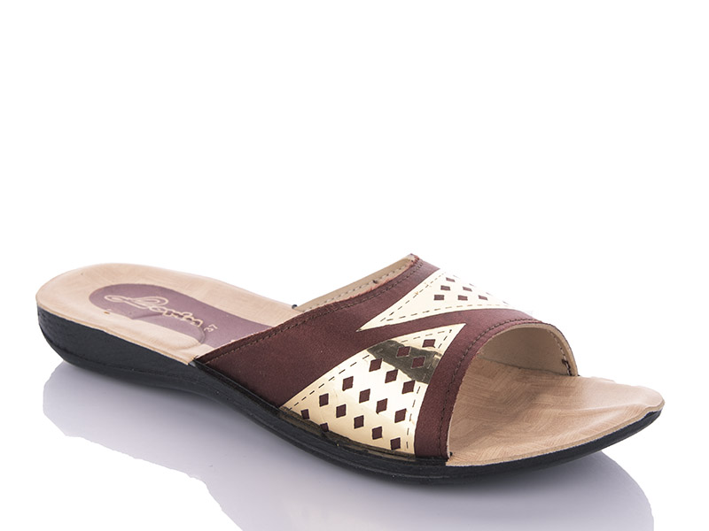 Шлепанцы Gurkem (36-40) WN7149 brown (лето)