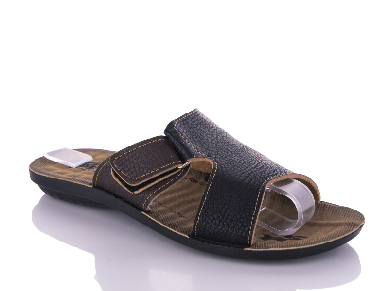 Шлепанцы Gurkem (36-39) 5321 black-brown (лето)