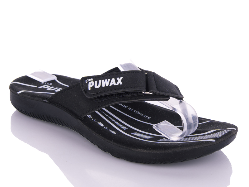 Шлепанцы Gurkem (36-39) A6101 black-white (лето)