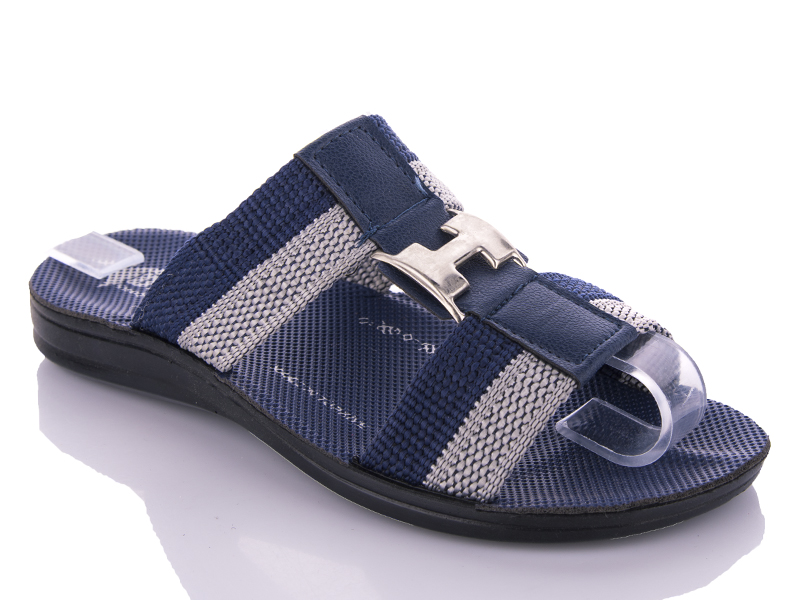 Шлепанцы Gurkem (36-39) HP pr blue-grey (лето)