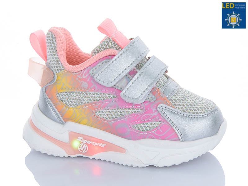 Кроссовки OkShoes (21-26) 9775B LED (деми)