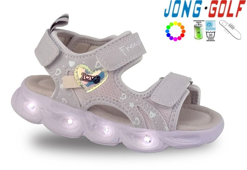 Босоножки Jong-Golf (22-27) A20540-12 LED (лето)