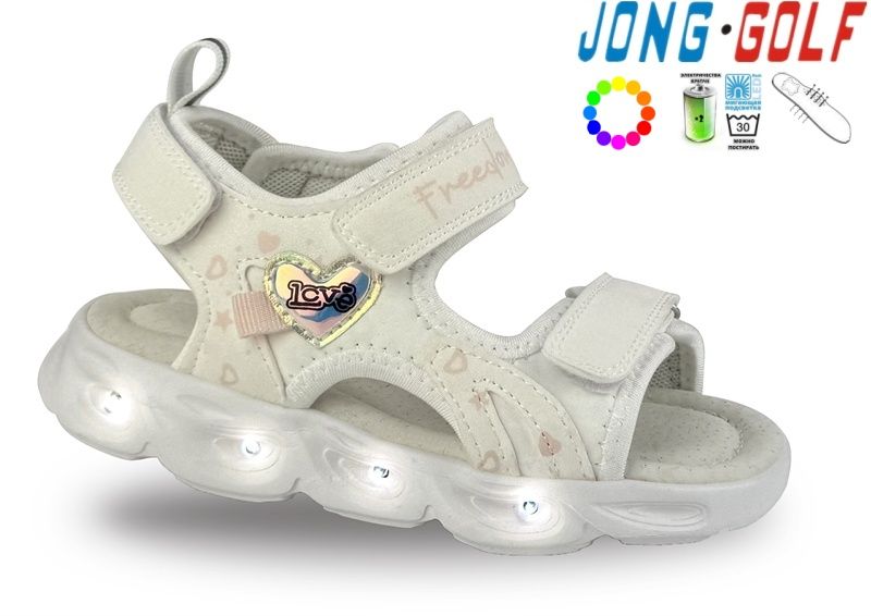 Босоножки Jong-Golf (22-27) A20540-7 LED (лето)