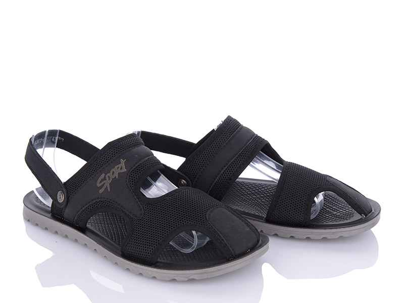 Сандалии VIOLETA (40-45) M201-8 black (лето)