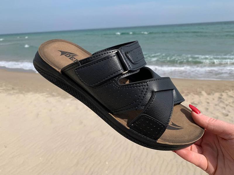 Шлепанцы Malibu (40-45) 6118 black-brown (лето)