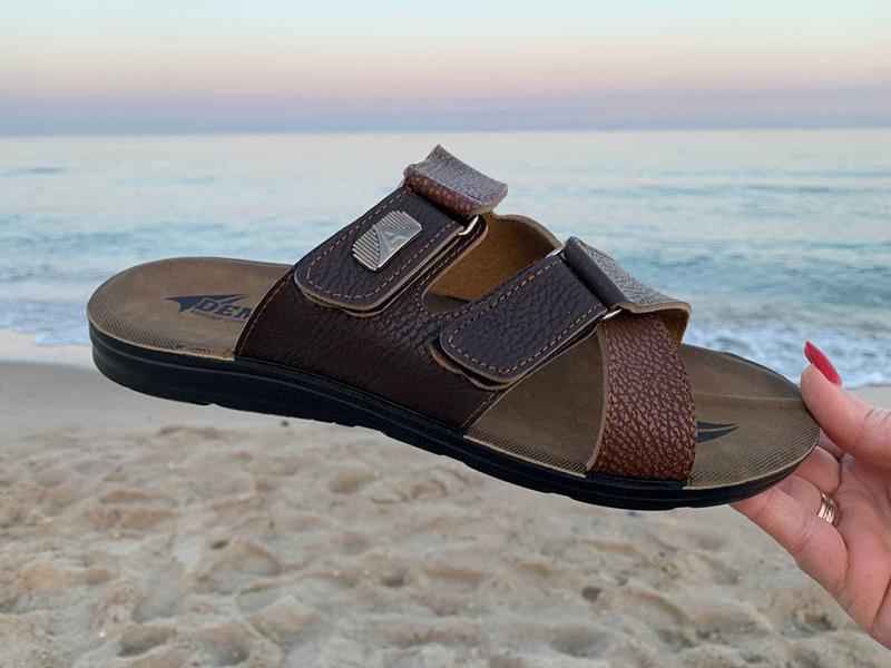 Шлепанцы Malibu (40-45) 6842T brown-camel (лето)