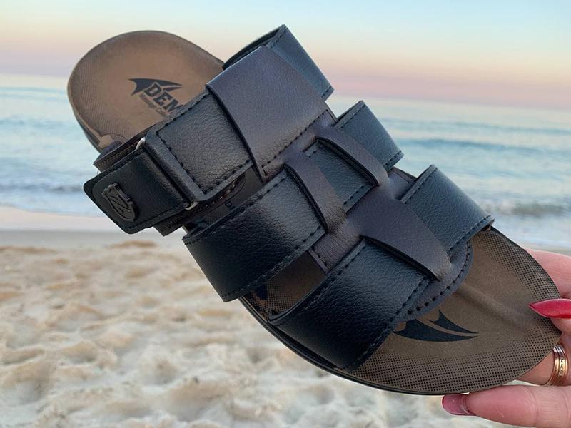 Шлепанцы Malibu (40-45) 6850 black-brown (лето)