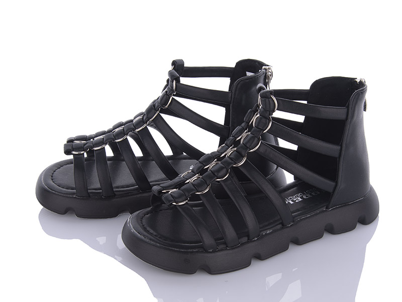 Босоножки VIOLETA (32-37) PL9-1138B black (лето)