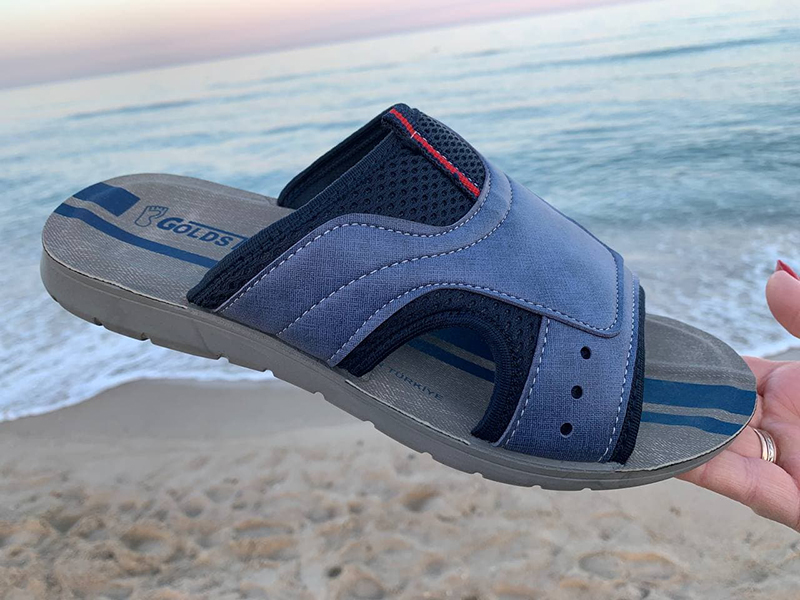 Шлепанцы DeMur (40-44) MG6133-1 blue (лето)