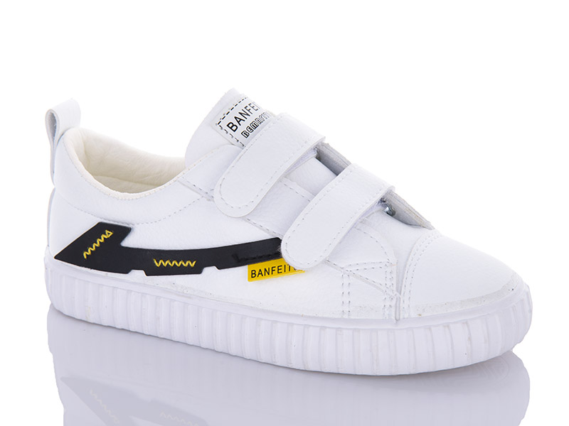 Кеды Comfort-baby (31-37) 500 біл-чорний  (деми)