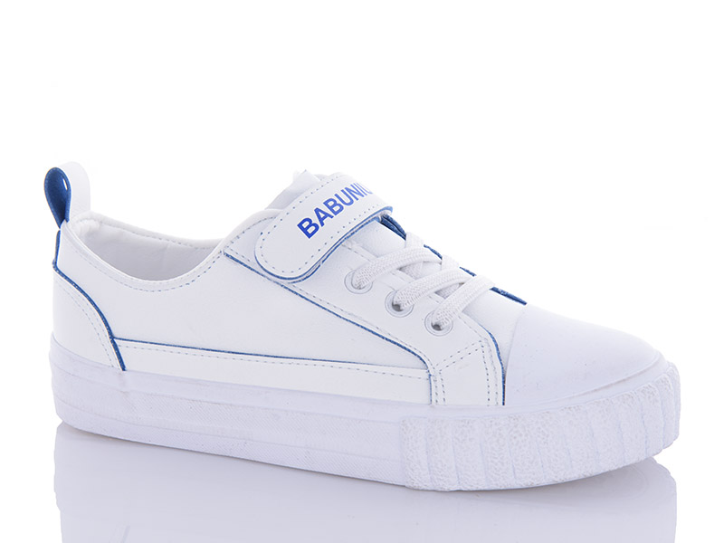 Кеды Comfort-baby (31-37) 350 білий-синій (деми)