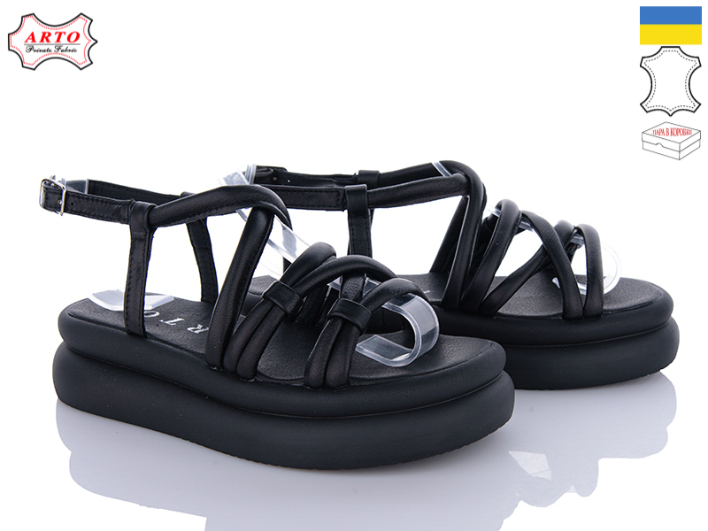 Босоножки Arto (36-41) 160 ч-к (лето)