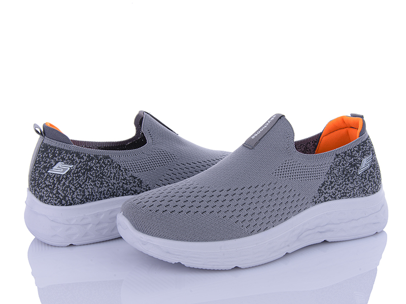 Кроссовки VIOLETA (40-45) 45-102 grey (лето)