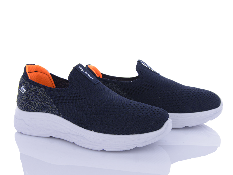 Кроссовки VIOLETA (40-45) 45-102 navy (лето)
