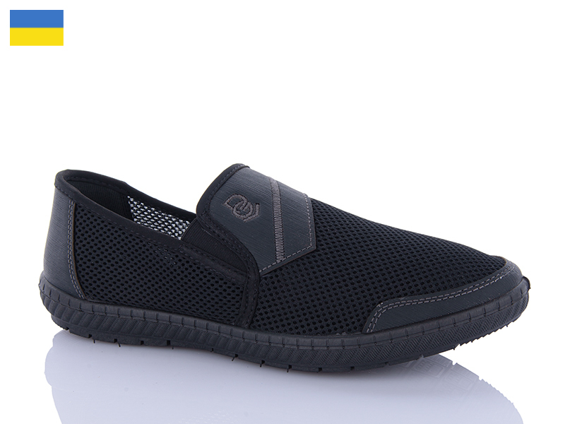 Слипоны RGP (41-46) 81 чорний (лето)