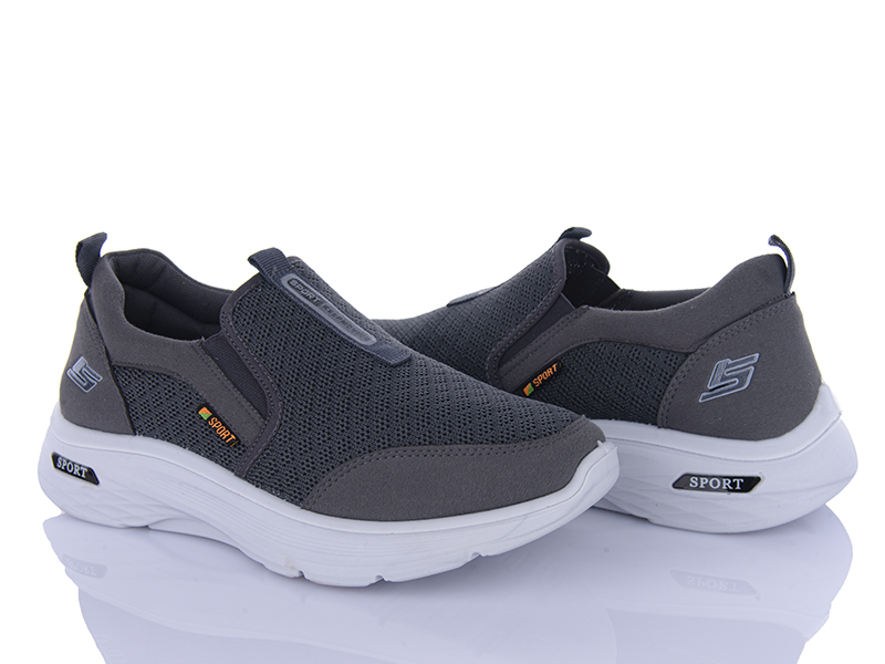 Кроссовки VIOLETA (40-45) 45-104 grey (лето)