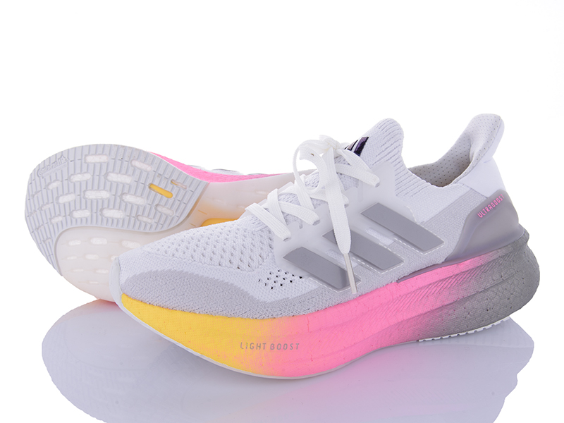 Кроссовки VIOLETA (36-41) HD51-1101 white-pink (деми)