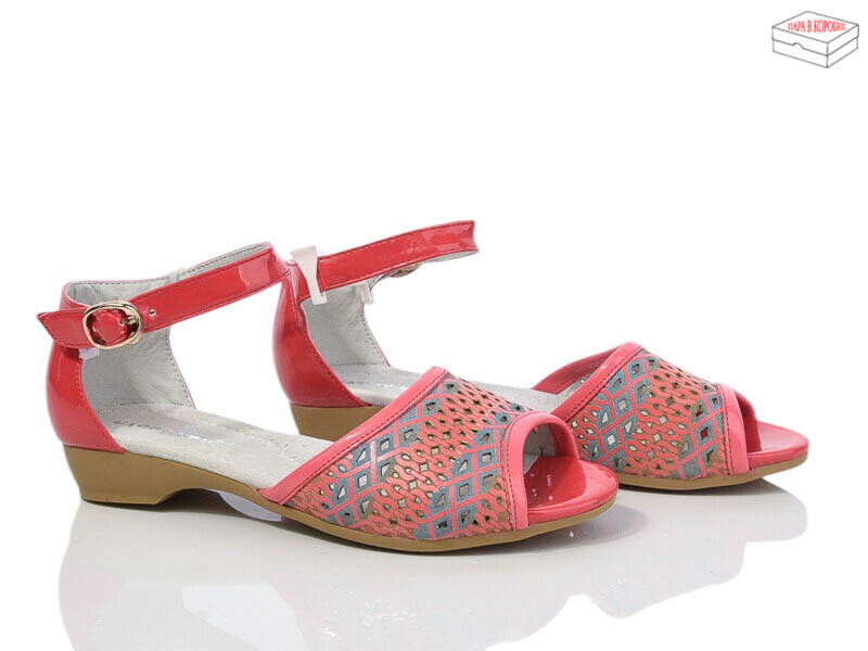 Босоножки DeMur (32-37) A10508 red (лето)