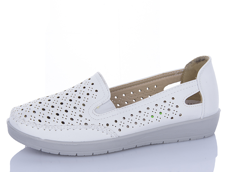 Туфли Red-Sun (37-42) JSD009 white (лето)