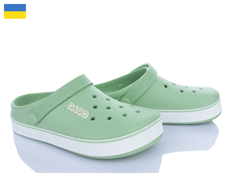 Кроксы Roks (37-41) Dago 419 фісташка (лето)