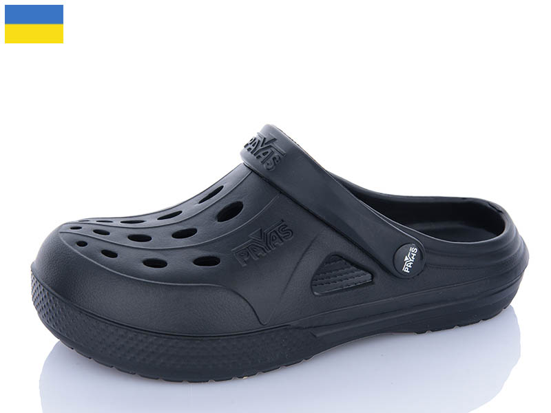 Кроксы Sanlin2 (36-41) Крокс Ж чорний (лето)
