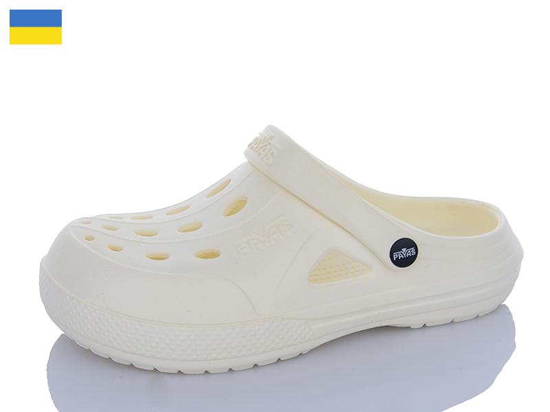 Кроксы Inblu (36-41) Крокс Ж молочний (лето)