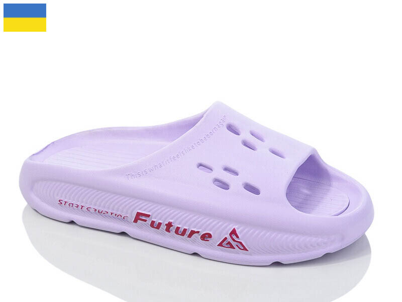 Шлепанцы DeMur (36-41) DS72 бузковий (лето)