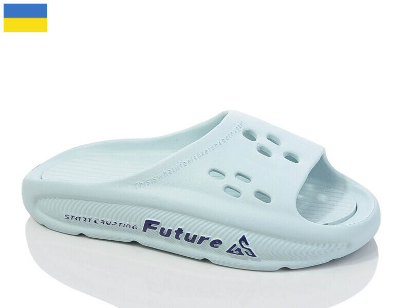 Шлепанцы DeMur (36-41) DS72 мята (лето)