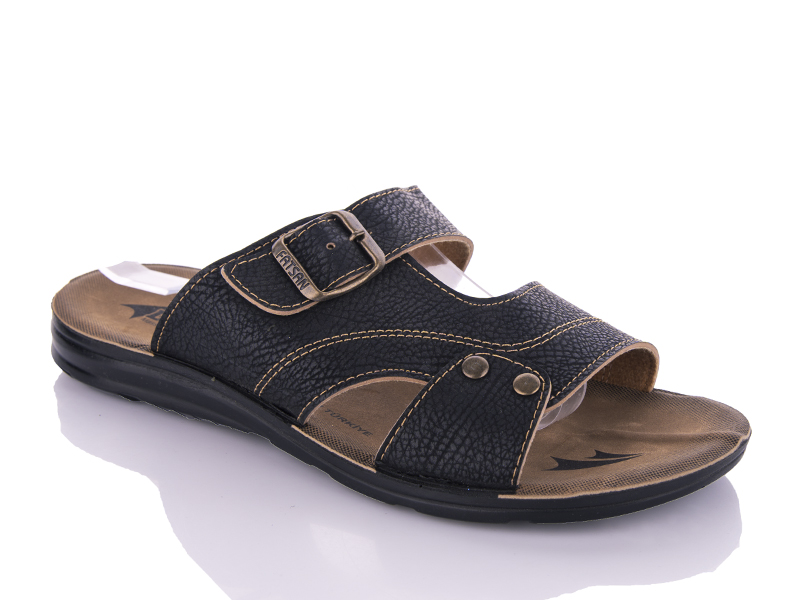 Шлепанцы Gurkem (40-45) MKN6834 black (лето)
