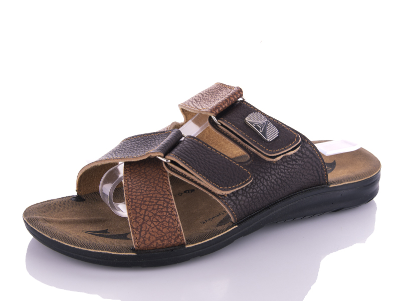 Шлепанцы Gurkem (40-45) MKN6842 brown-camel (лето)