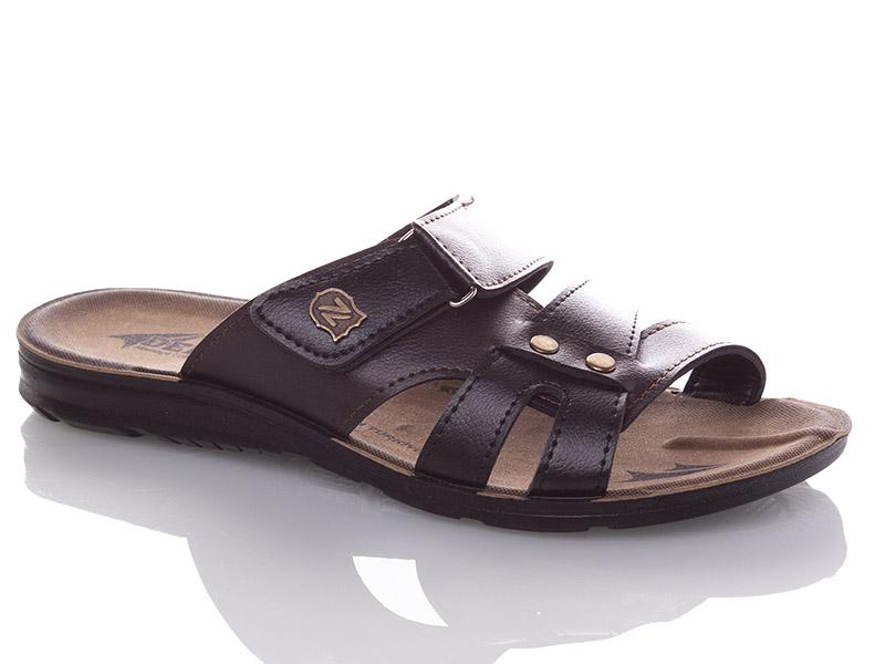 Шлепанцы Gurkem (40-45) MKN6843M brown-black (лето)